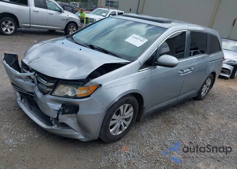 2016 Honda Odyssey Ex-L z USA, uszkodzony, nr VIN 5FNRL5H65GB135359